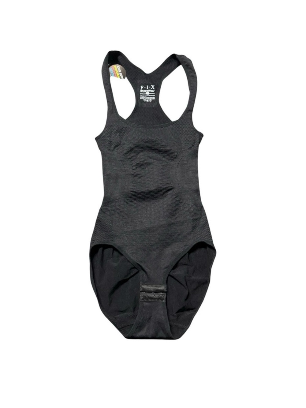 FIX WunderWear Black Full Body Shapewear Bodysuit 2X/ 3X